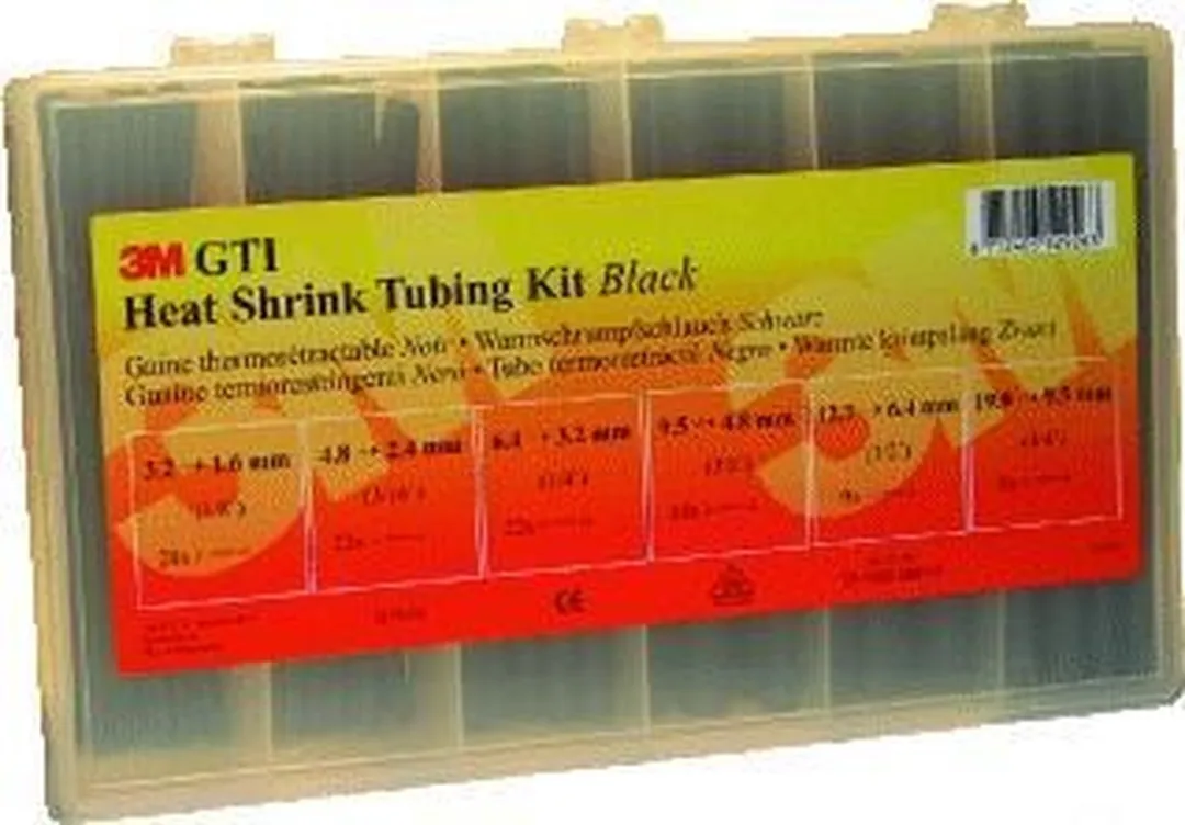 3M GTI-BOX1.6-19BK Krimpkous 104 Stuks - Zwart