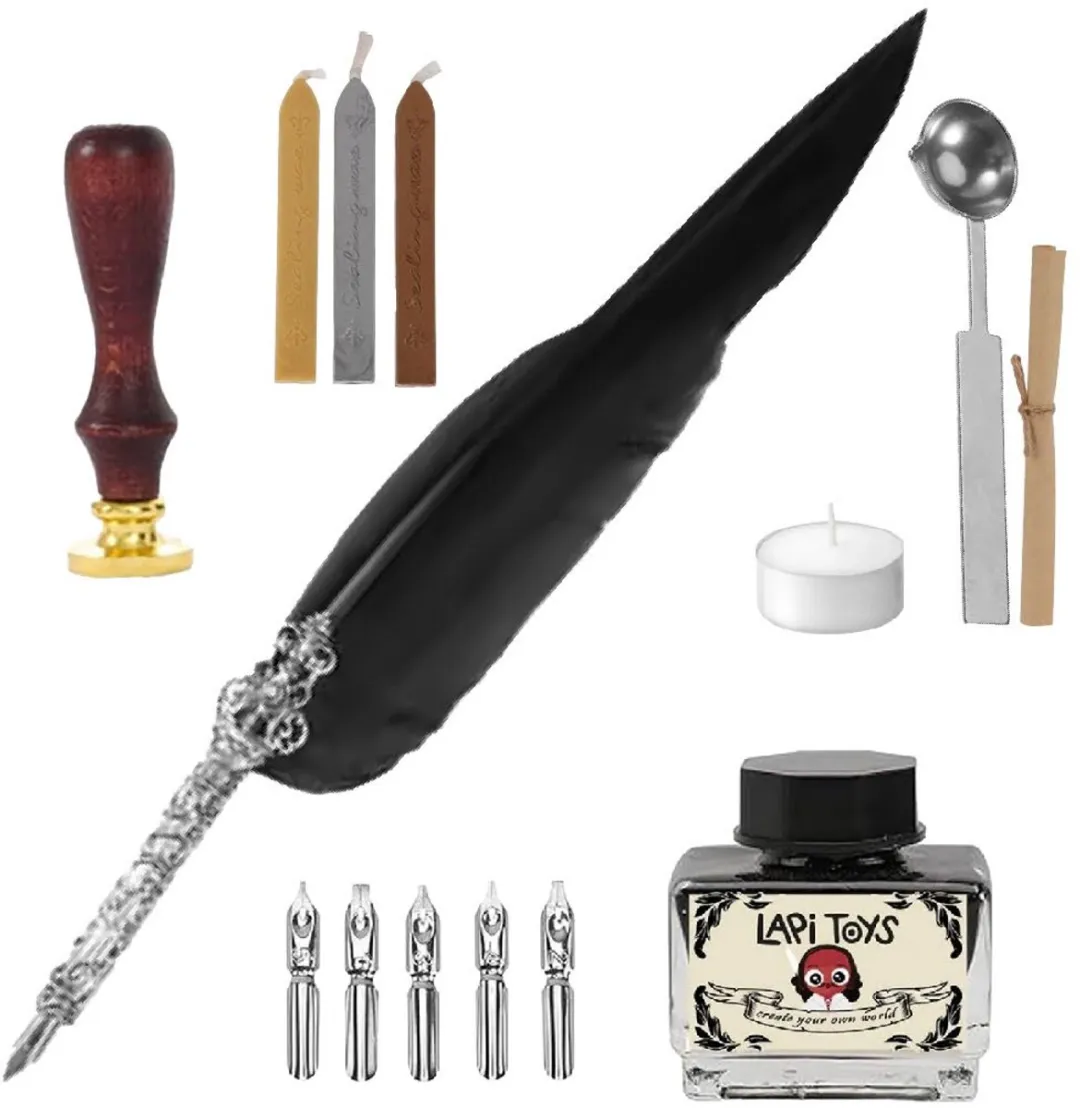 Lapi Toys Veerpen Kalligrafie Set 15-delig