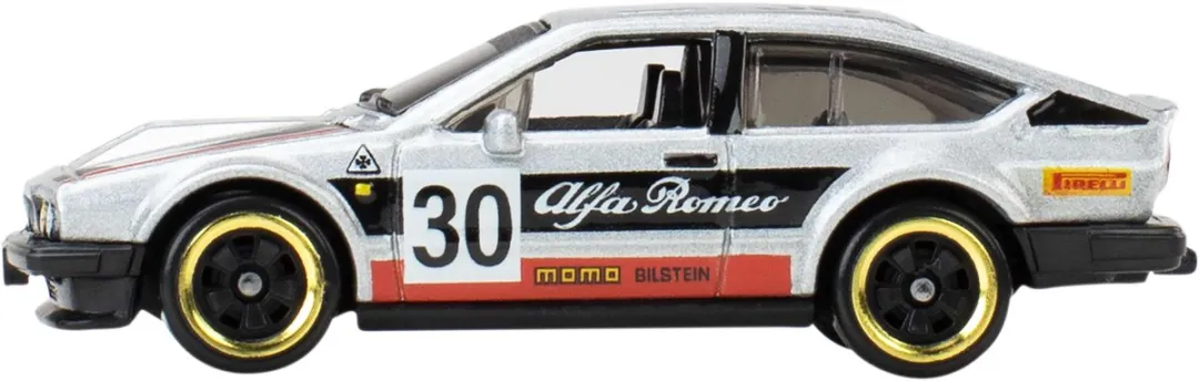 Hot Wheels JKY30 Vintage Club Alfa Romeo GTV6 30 - Zwart/Zilver