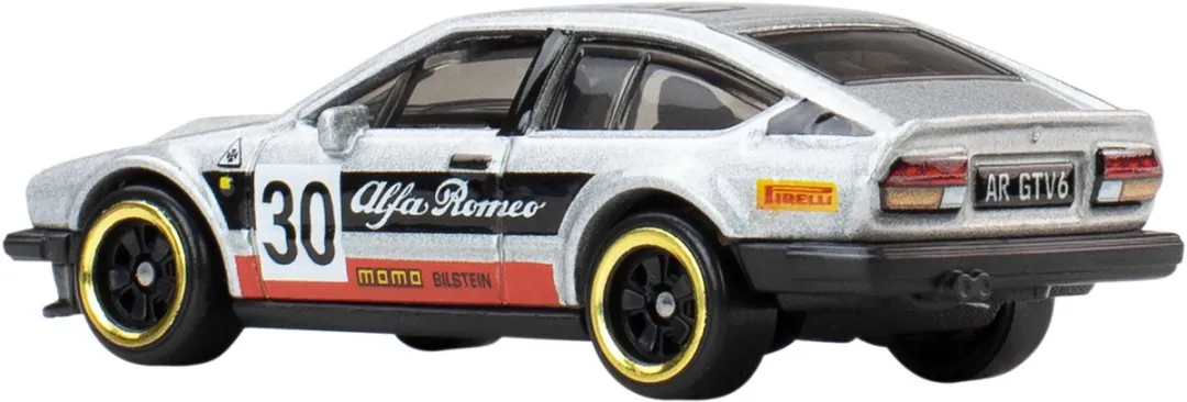 Hot Wheels JKY30 Vintage Club Alfa Romeo GTV6 30 - Zwart/Zilver