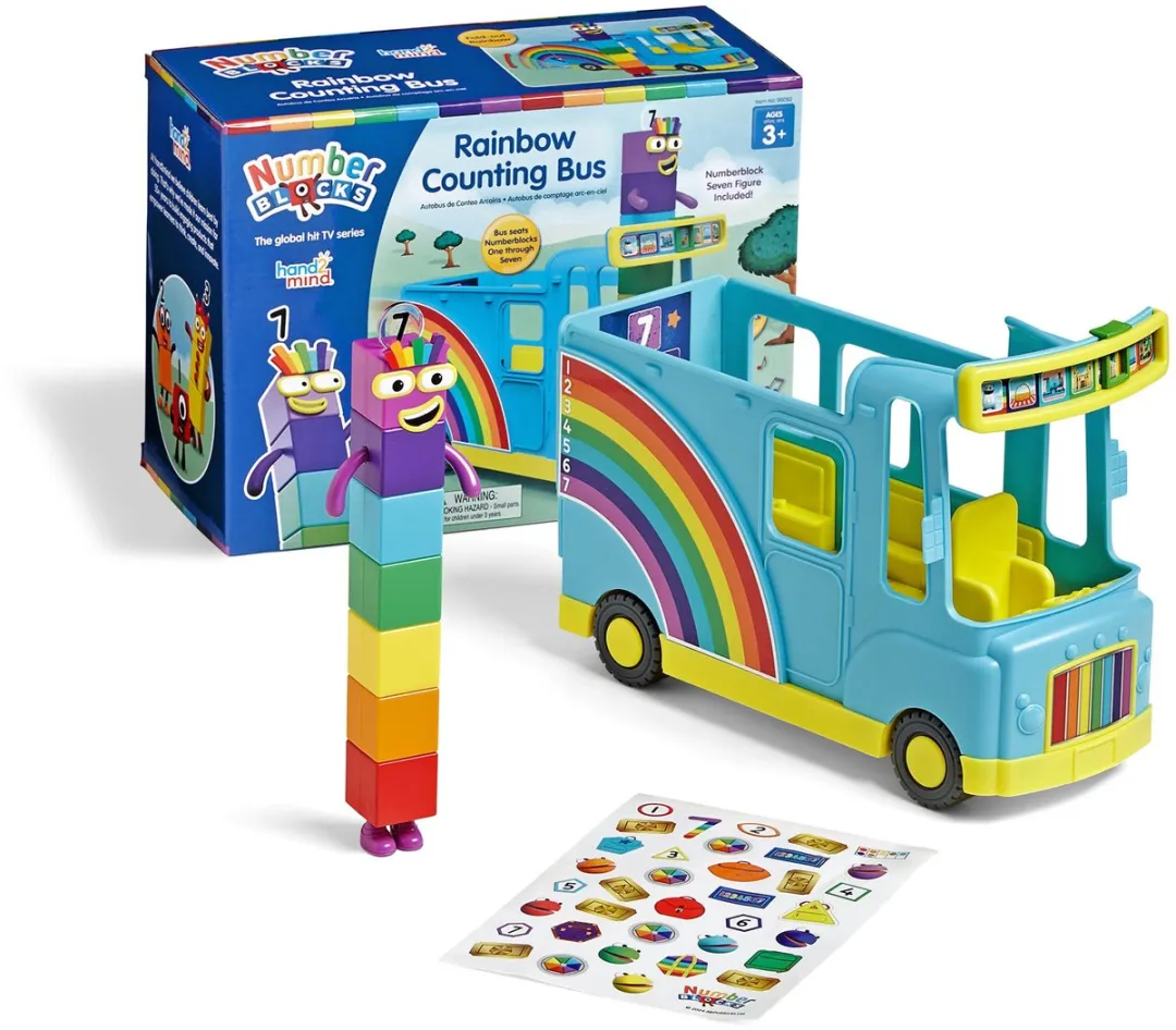 Learning Resources Numberblocks Rainbow Counting Bus