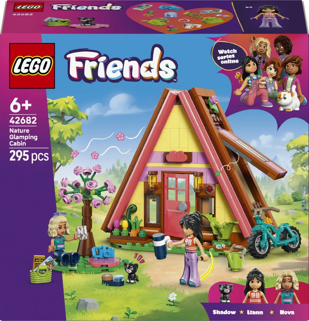LEGO Friends Glampinghut 42682 - 295 Stukken - Meerkleurig