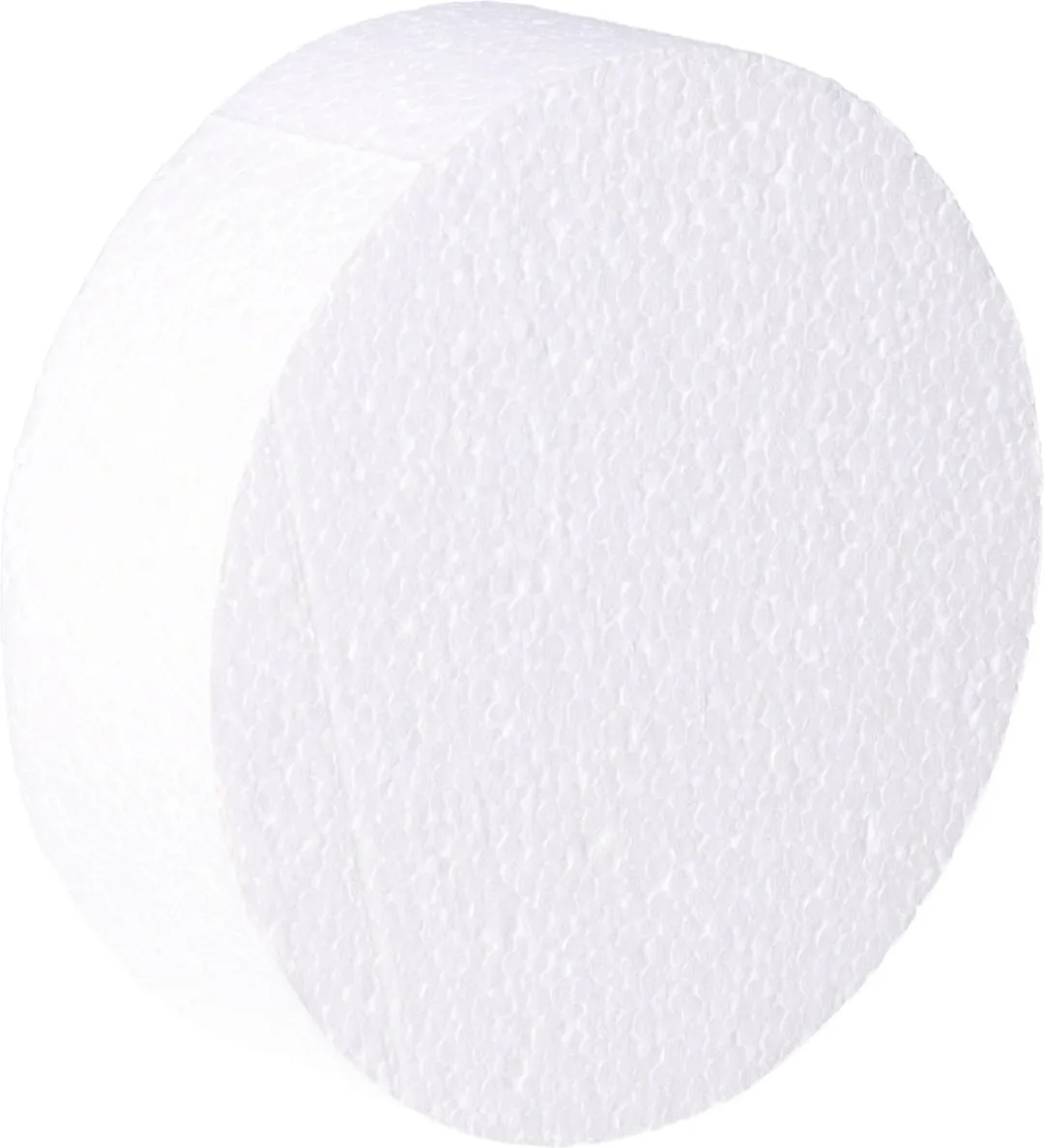 Glorex Hobby Piepschuim Ronde Schijven 10x4cm - Wit