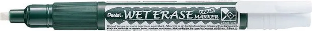 Pentel SMW26 Krijtmarker Wit - 12 Stuks