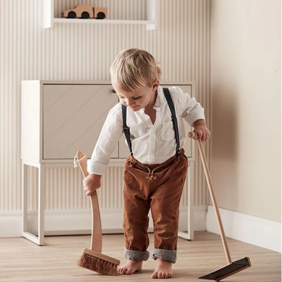 Kids Concept Brush and Dustpan BISTRO - Hout