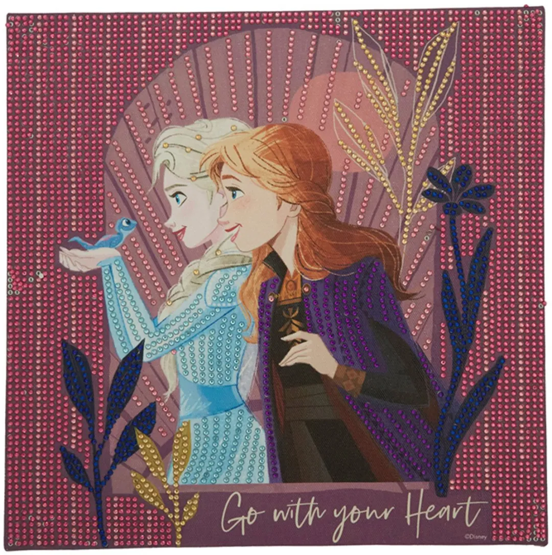 Disney Frozen Diamond Painting Canvas XL - Multicolor
