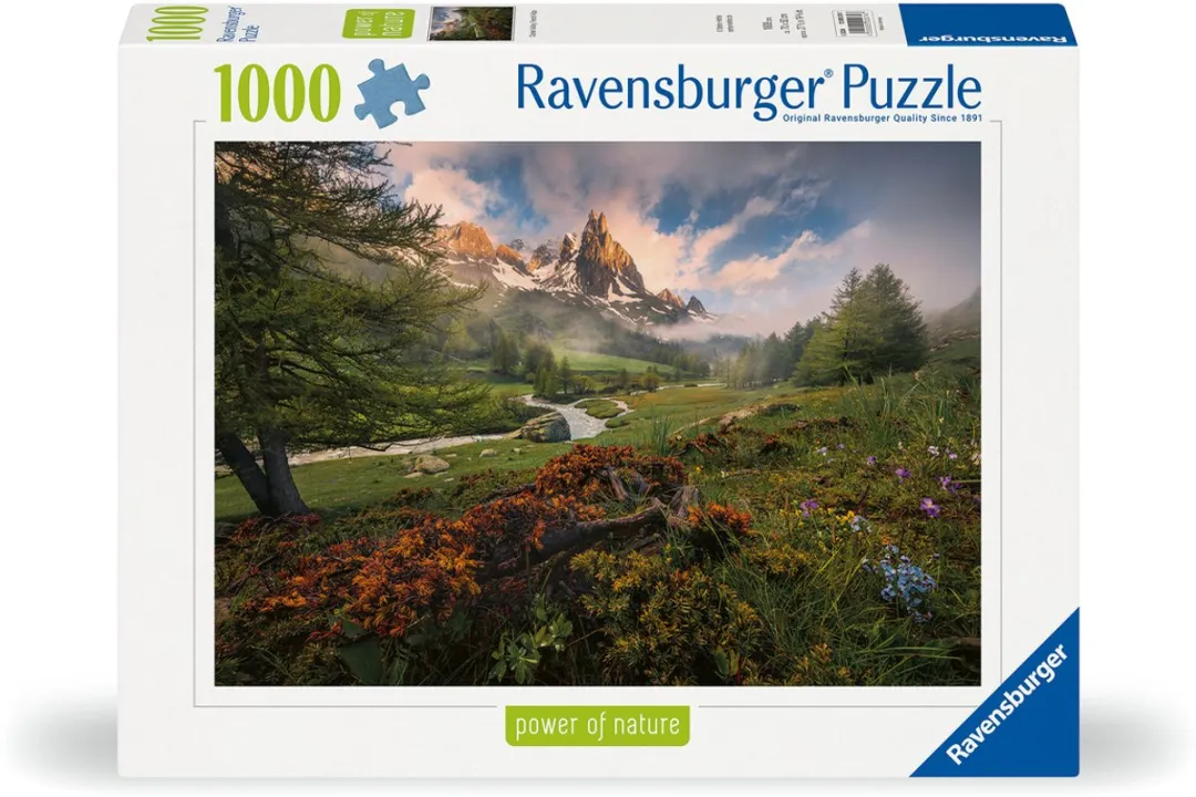 Ravensburger Franse Alpen Vallée de la Clarée Legpuzzel 1000 Stuks - afbeelding 2 van 3