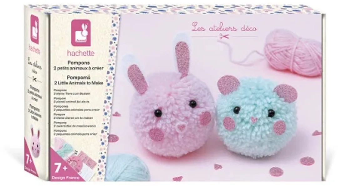 Janod Atelier Deco Pompons Maken