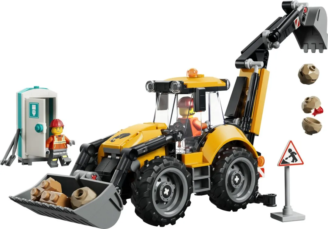 LEGO City Graaflaadmachine 60480 - 301 Stukken - Meerkleurig