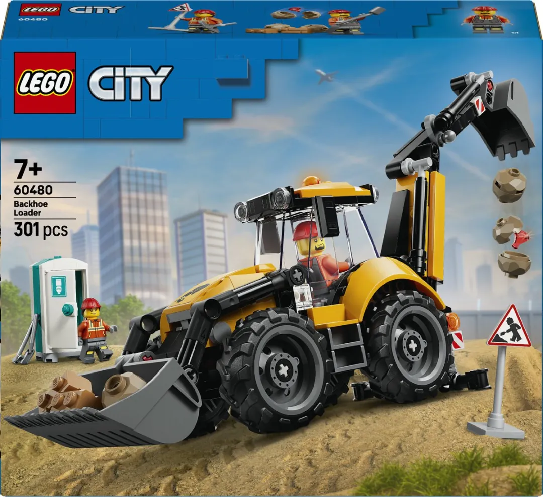 LEGO City Graaflaadmachine 60480 - 301 Stukken - Meerkleurig