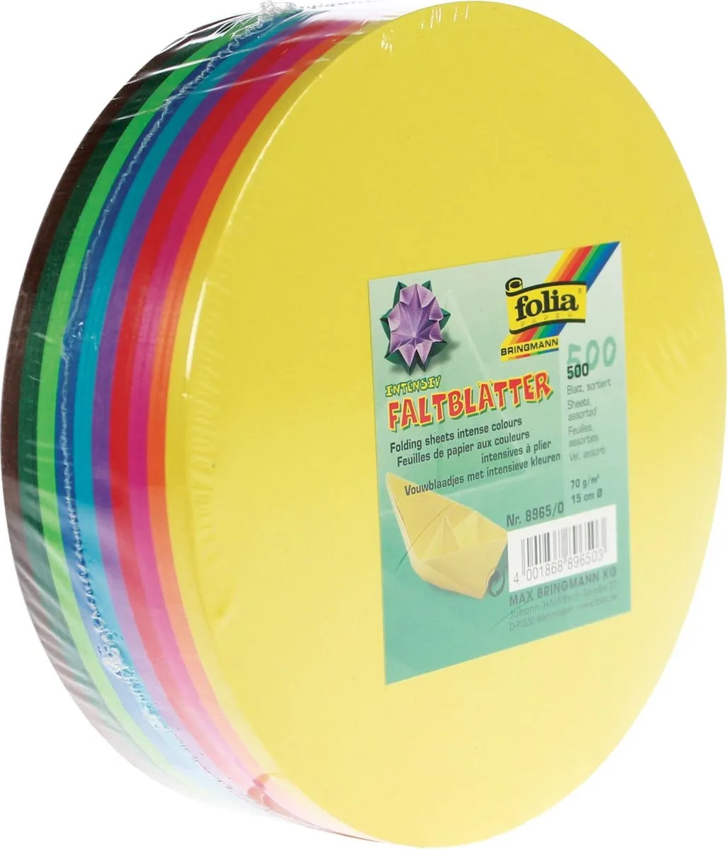 Folia Vouwpapier 10x15cm - 500 Vel
