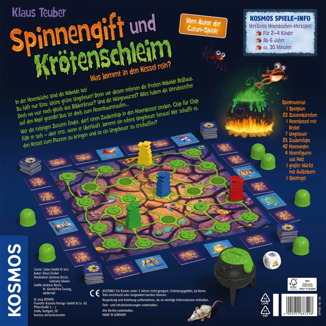 Kosmos Memory Bordspel - 4 Spelers