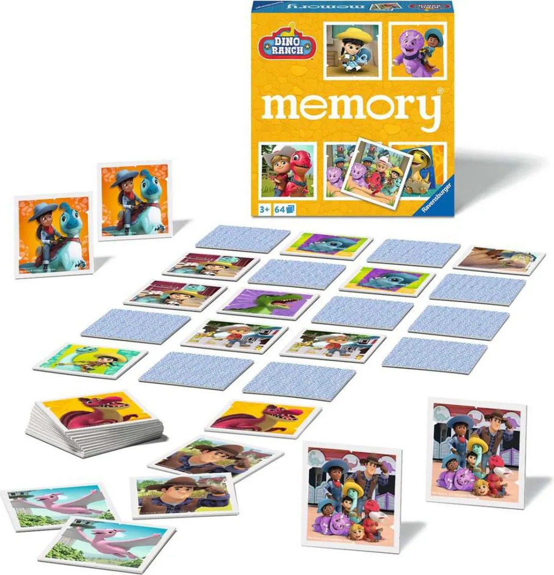 Ravensburger Dino Ranch Memory 20923 - 2-8 Spelers
