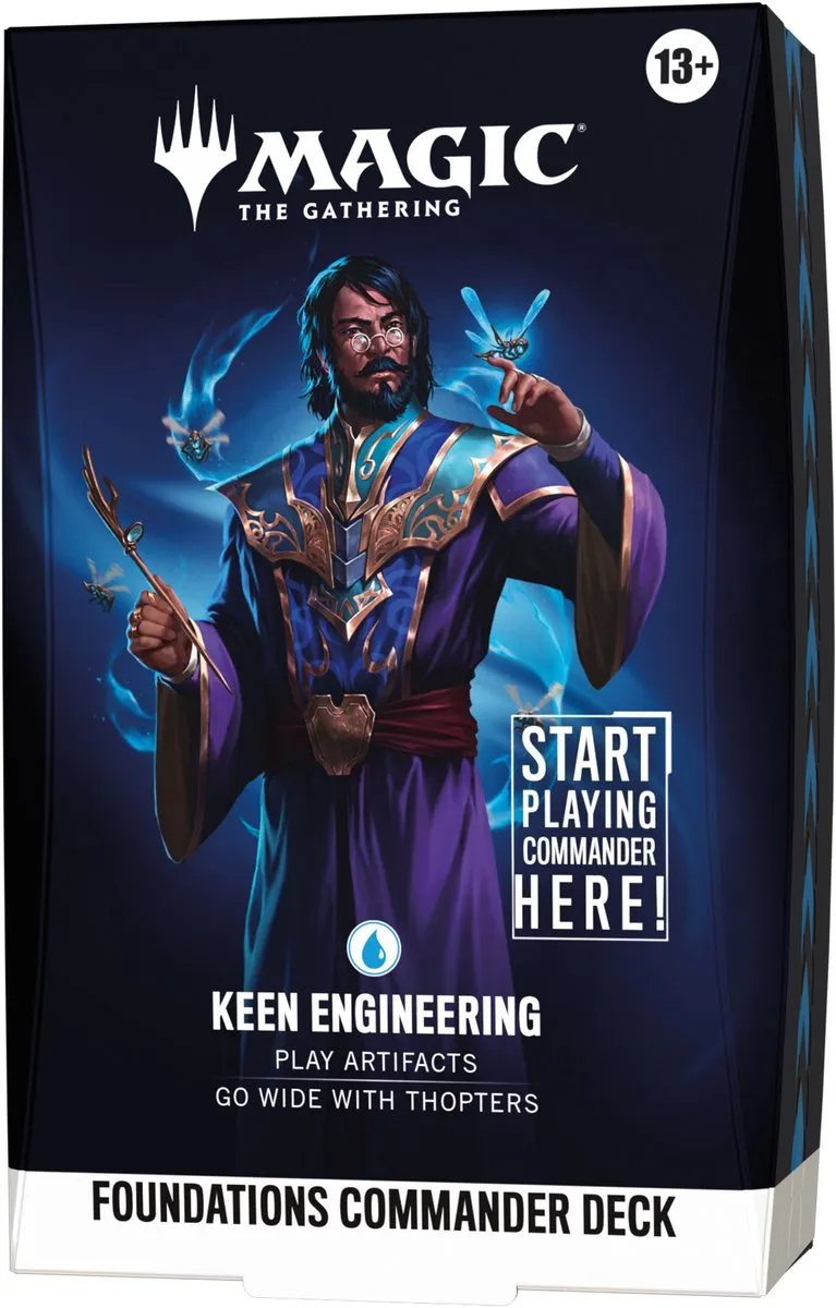 Magic The Gathering Foundations Commander Deck Keen Engineering