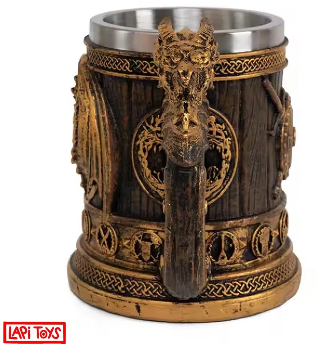 Lapi Toys Dungeons & Dragons Mok 600ml - Staal Goud