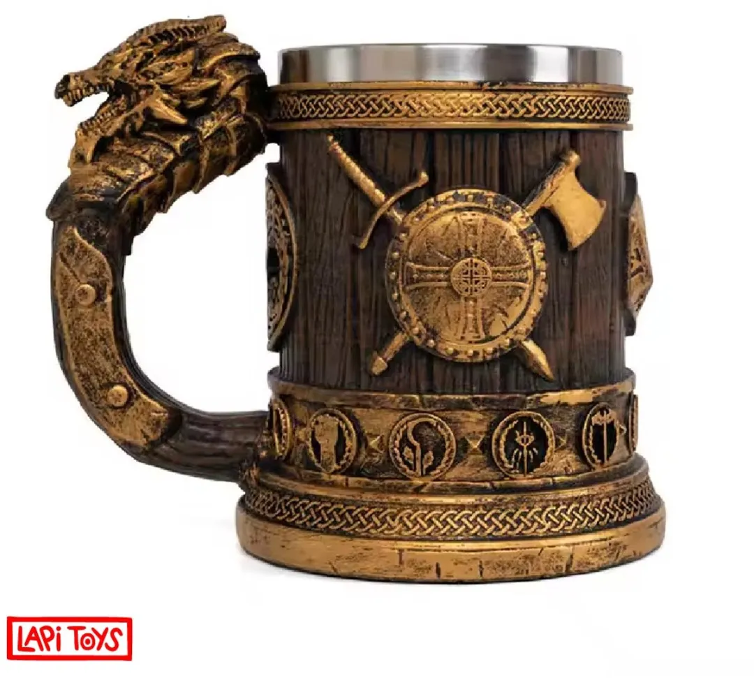 Lapi Toys Dungeons & Dragons Mok 600ml - Staal Goud