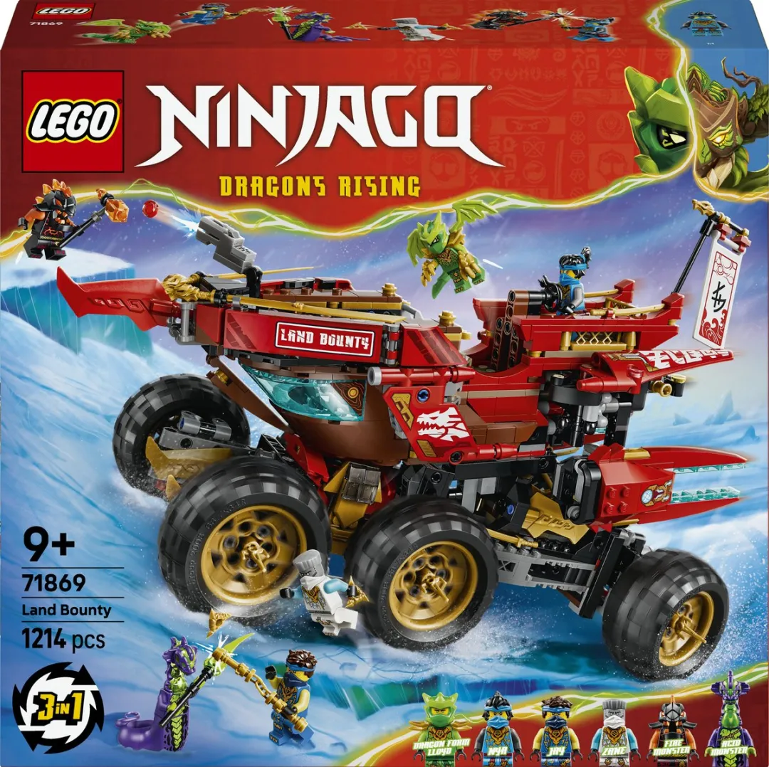 LEGO Ninjago Land-Bounty 71869 - 1214 Stukken - Meerkleurig