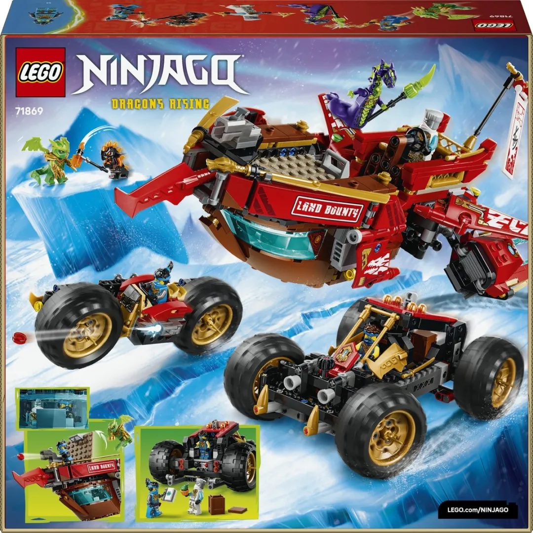 LEGO Ninjago Land-Bounty 71869 - 1214 Stukken - Meerkleurig
