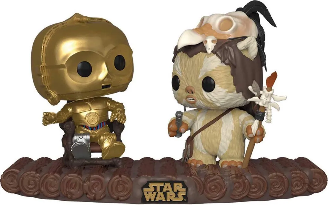Funko POP! Star Wars C-3PO op Troon #294 - FUN37593 - Multi