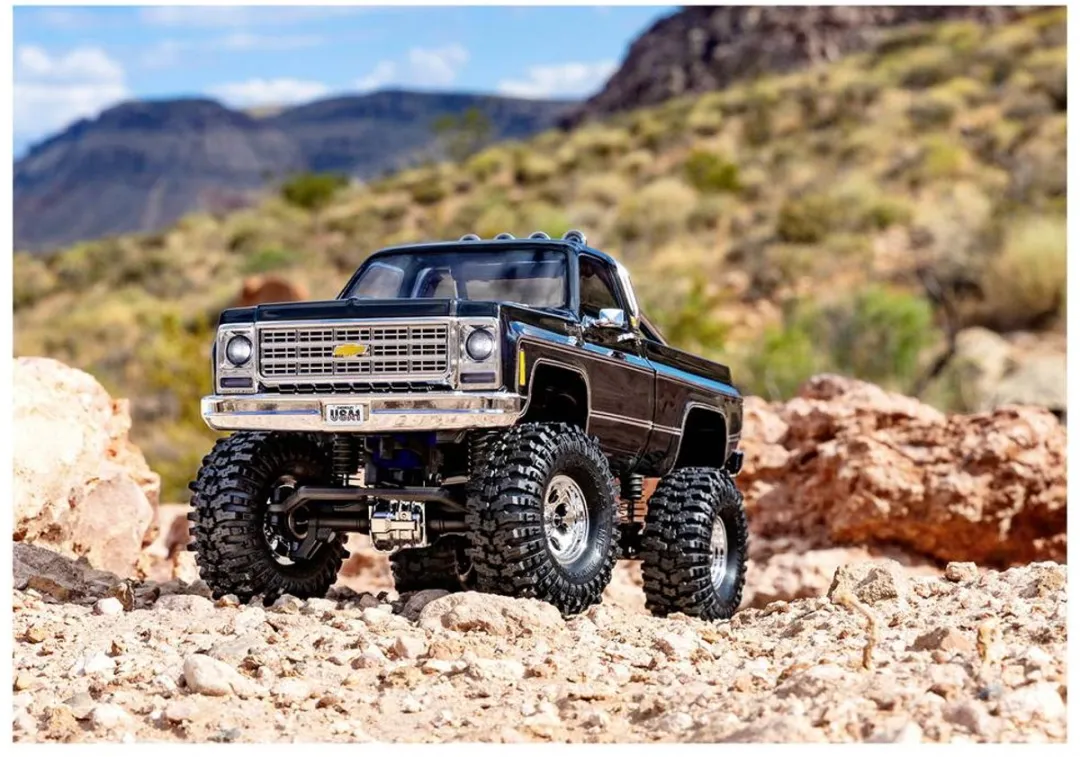 Traxxas TRX-4M Chevrolet K10 High Trail RC Auto - Zwart