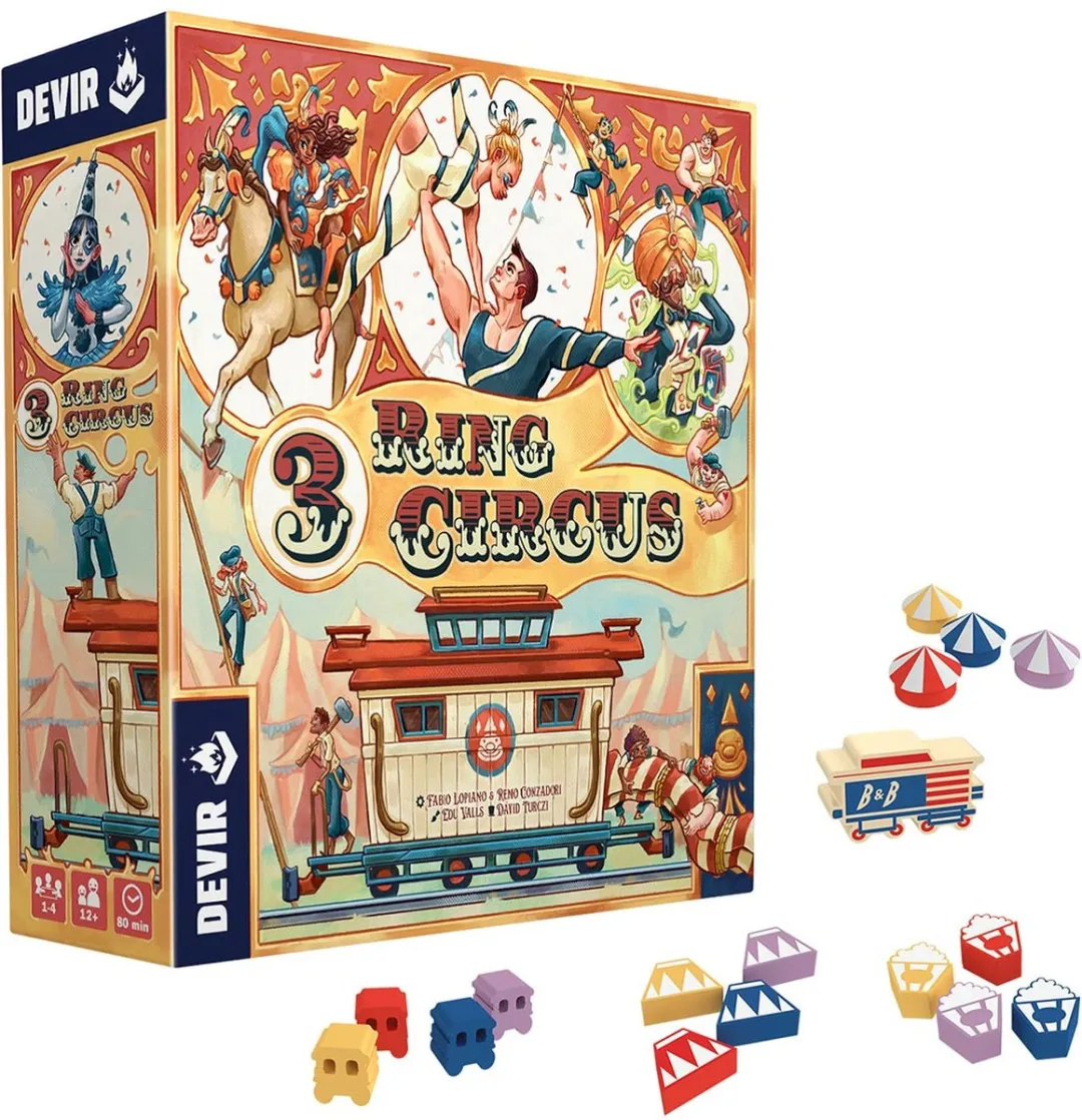 Asmodee 3 Ring Circus - 1-4 Spelers