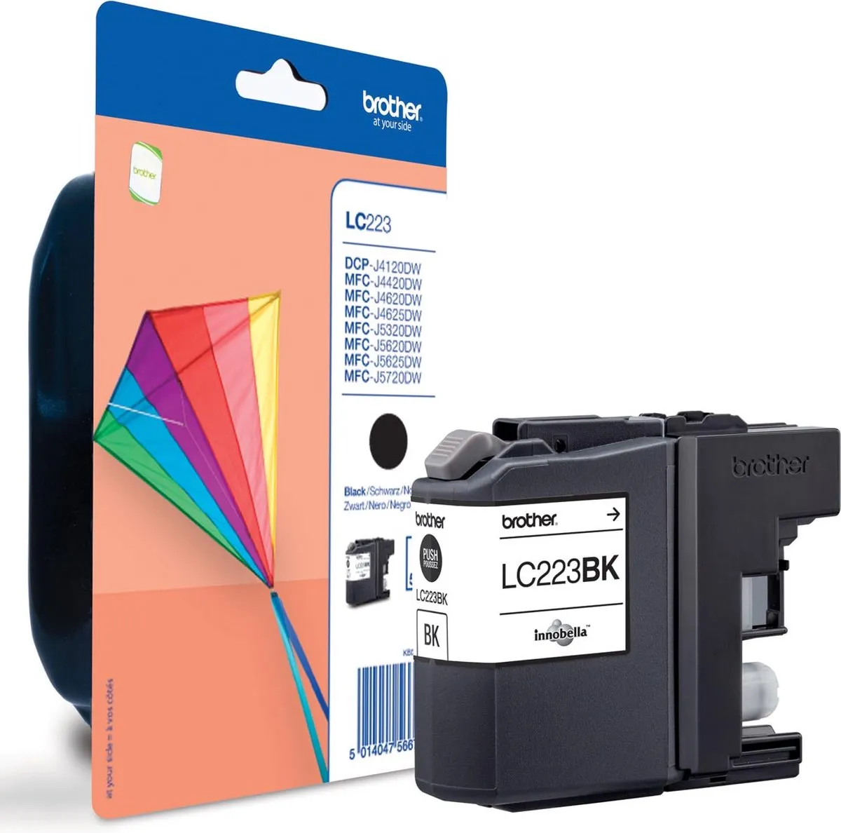 Brother LC-223BKBP Inktcartridge - Zwart