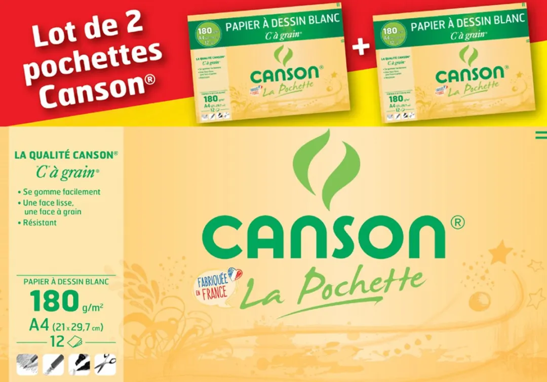 Canson Tekenpapier C Grain A4