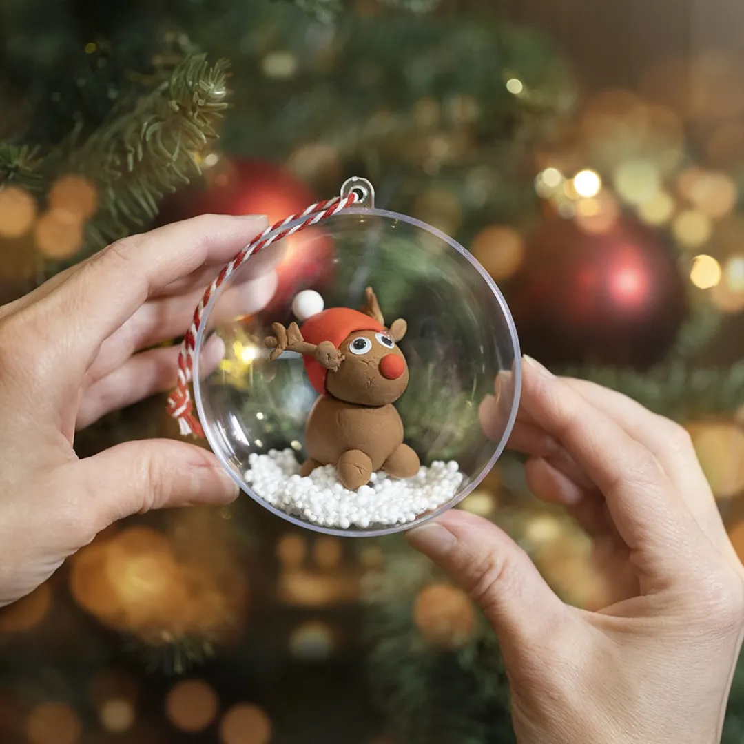 Creativ Company Kerstballen & Kerstfiguren Boetseerset - Multicolor