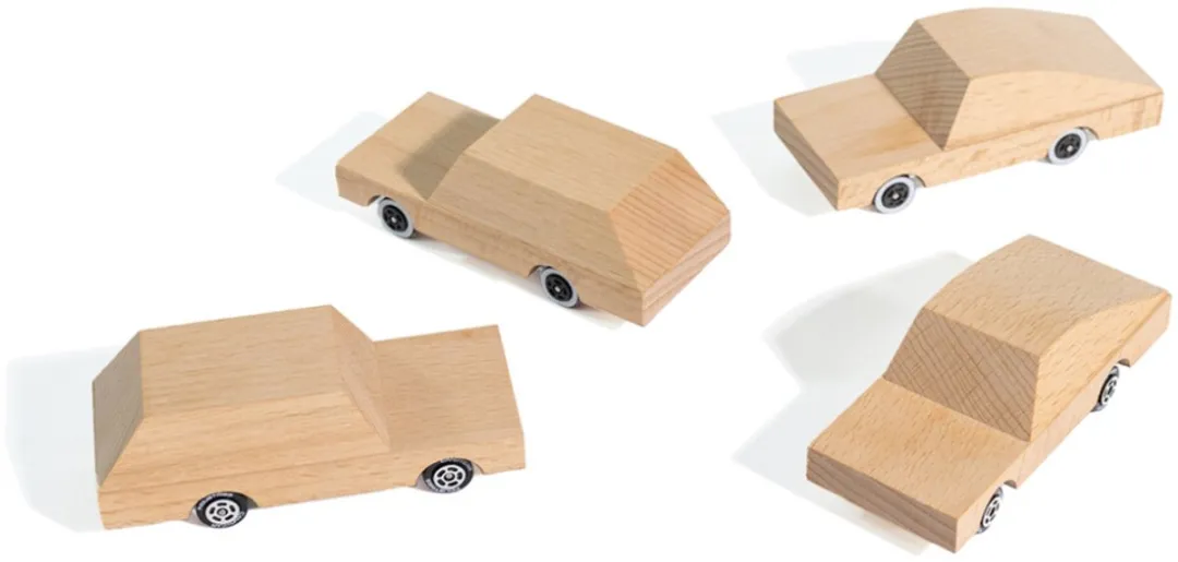 Candylab Candycar World DIY Set 4 Voertuigen - Meerkleurig