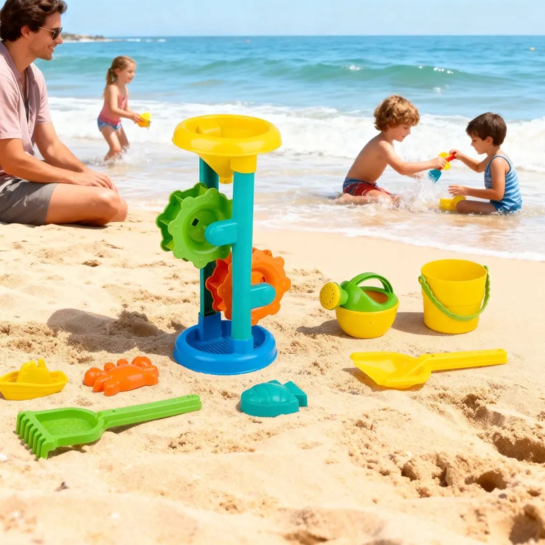 Eddy Toys Strand Speelset 8-delig - Zand- en Watermolen