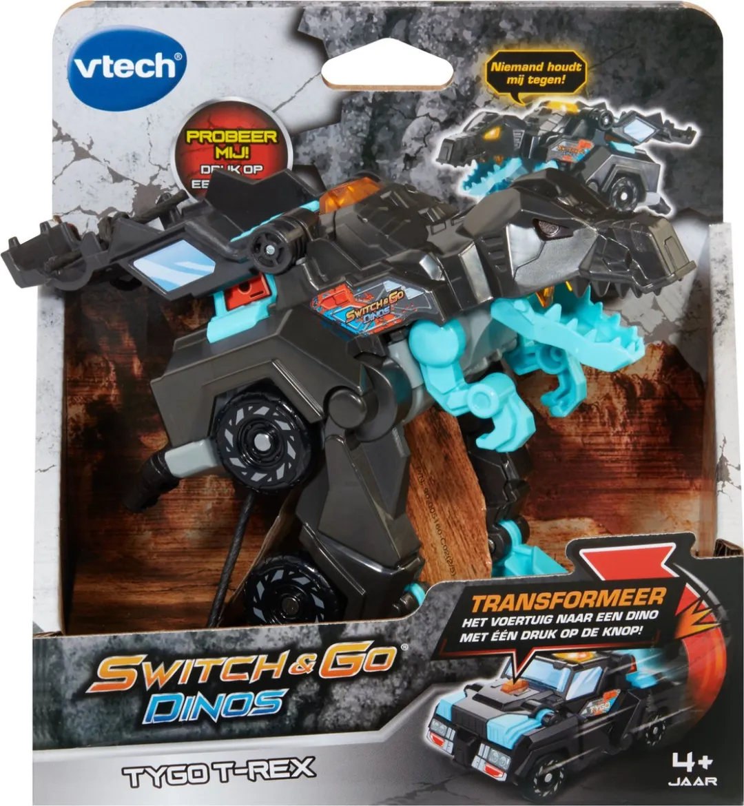 VTech S&G Dino's 1 Click Tygo T-Rex - 580569323 - Meerkleurig