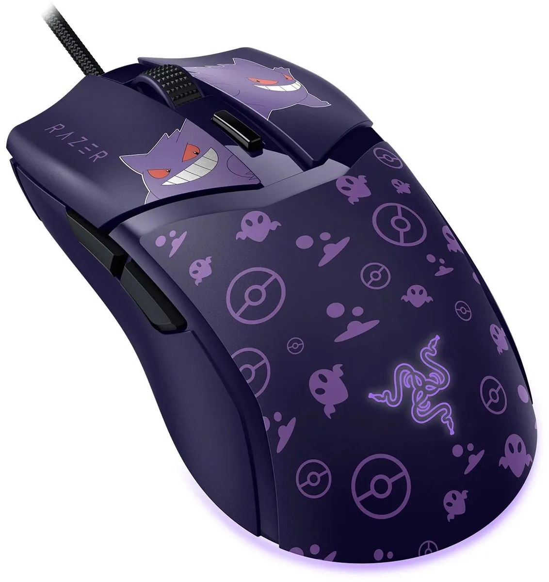 Razer Cobra RZ01-04650700-R3M1 Gaming Muis - Pokémon Gengar Edition - Paars