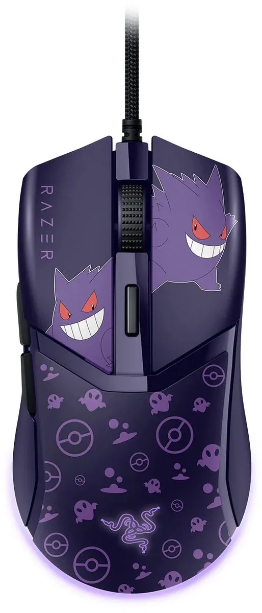 Razer Cobra RZ01-04650700-R3M1 Gaming Muis - Pokémon Gengar Edition - Paars