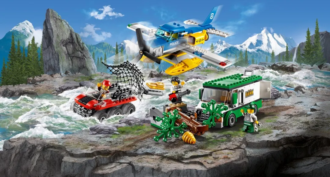 LEGO City Bergrivieroverval 60175 - 387 Stukken