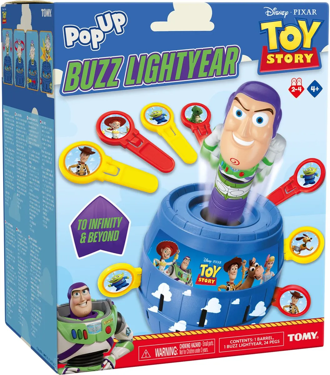 Tomy Disney Pixar Toy Story Pop Up Buzz Lightyear - 24 Staafjes