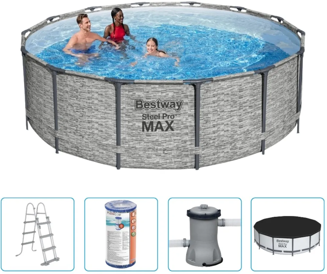 Bestway Steel Pro MAX Zwembad 427x122cm
