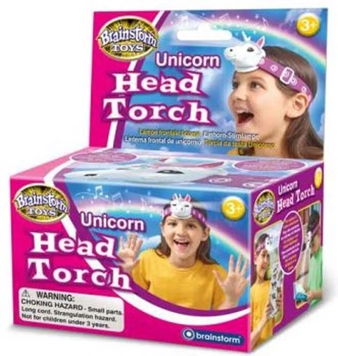 Brainstorm Toys Unicorn Hoofd Zaklamp
