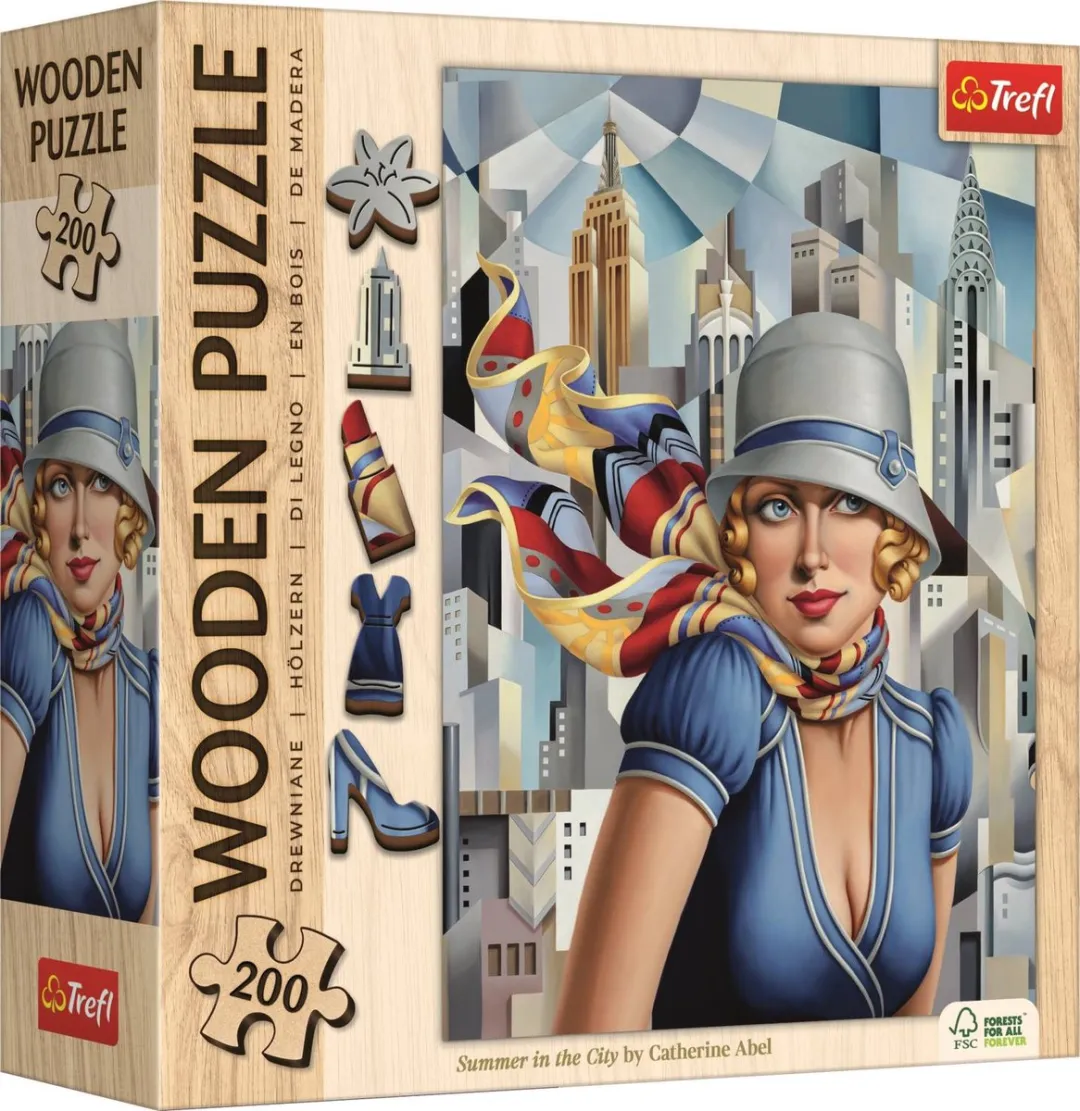 Trefl Catherine Abel Houten Puzzel 200 Stuks - Meerkleurig