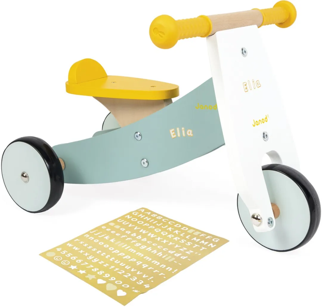 Janod Happy Garden Loopfiets Driewieler J03256 - Multikleur