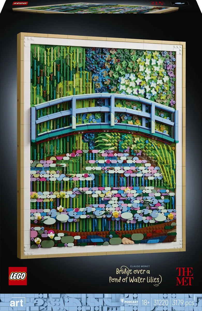 LEGO Art Monet Brug over een Vijver 31220
