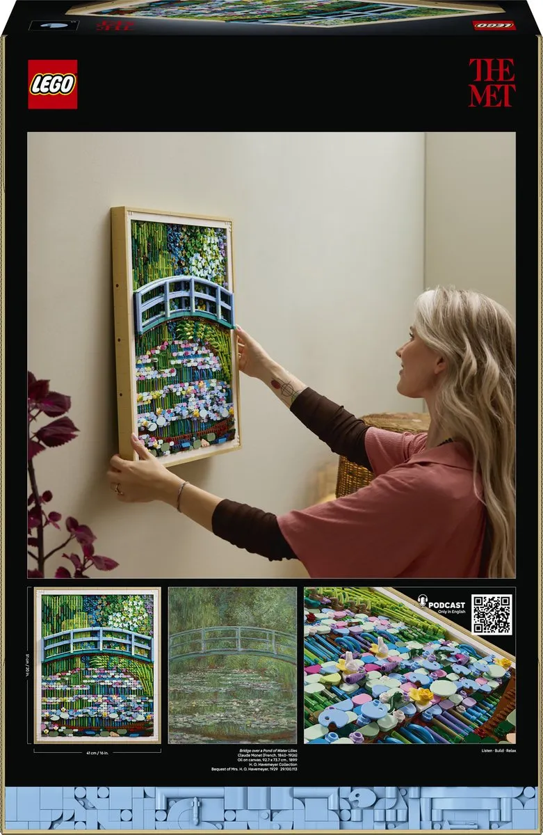 LEGO Art Monet Brug over een Vijver 31220 - 2 Stukken - Meerkleurig