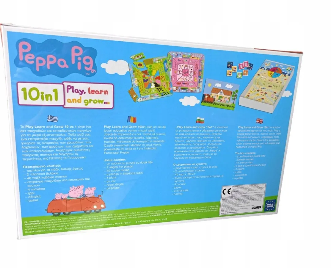 Trefl Peppa Pig 10 Educatieve Spelletjes - 40 Stuks