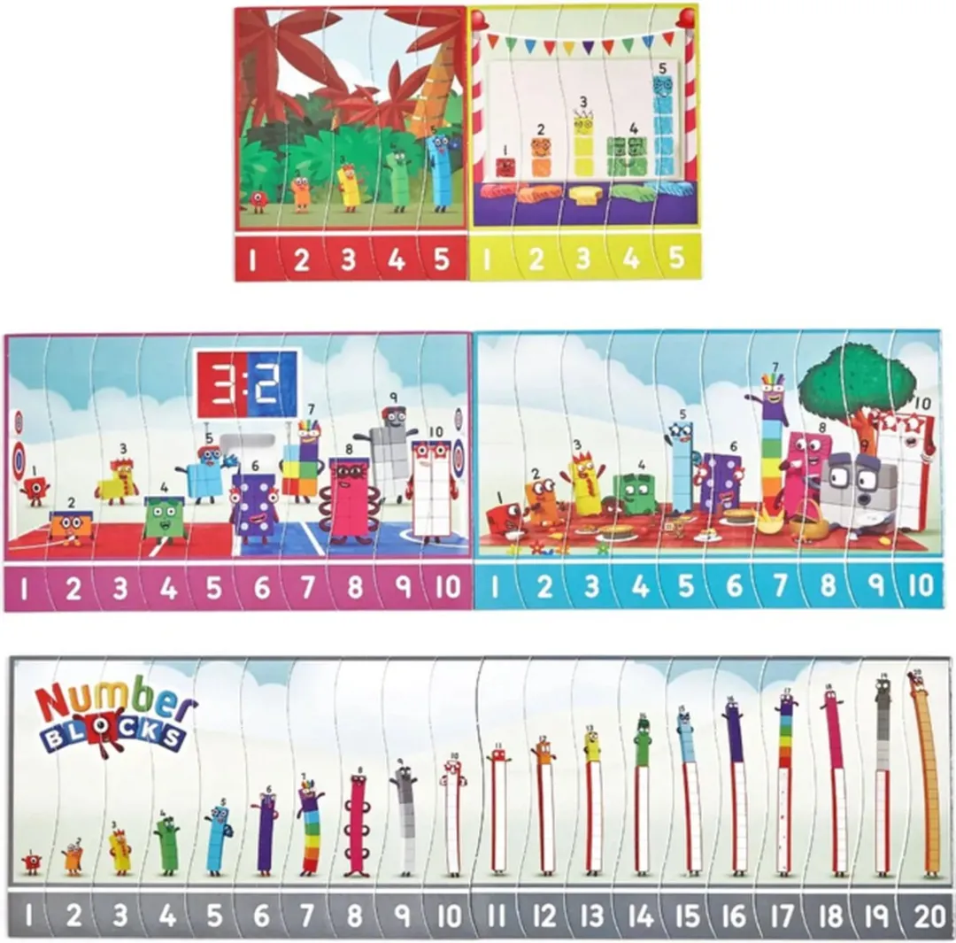 Learning Resources Number Blocks Puzzel Set 1000 Stuks