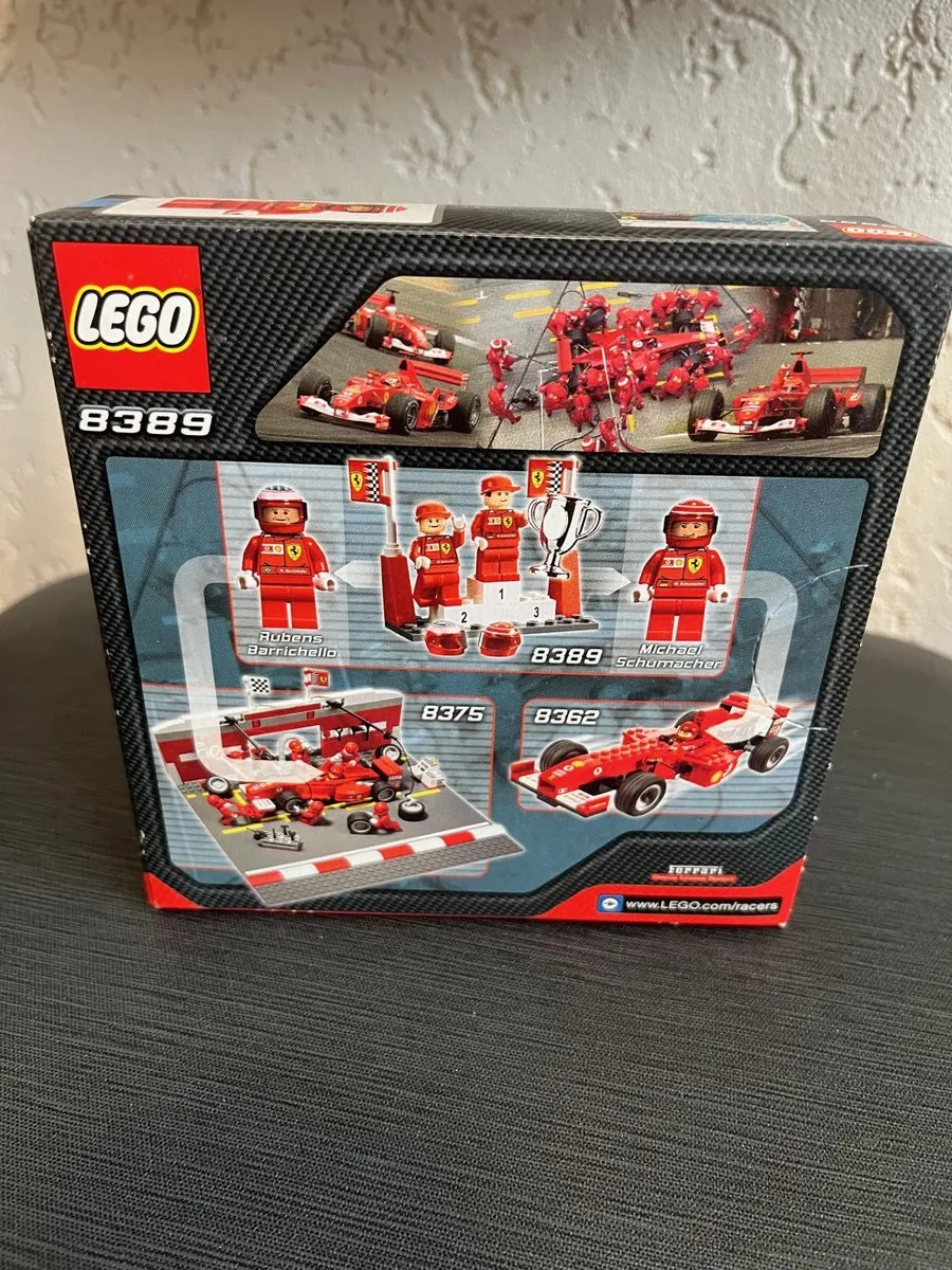 LEGO Racers M. Schumacher & R Barrichello Ferrari 8389 - 2 Minifiguren