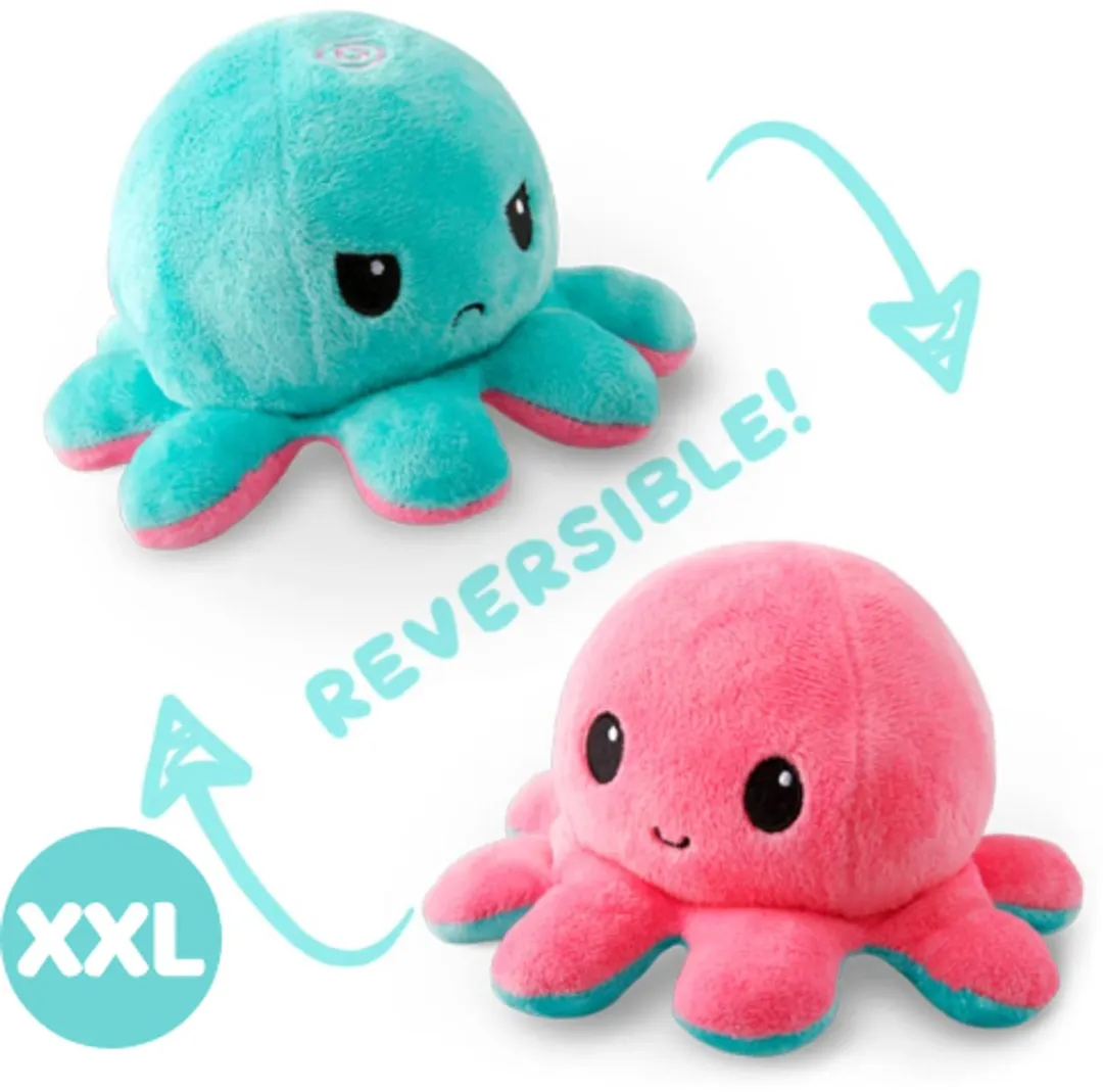 Topknuffels Octopus Mood Pluche XXL 60cm