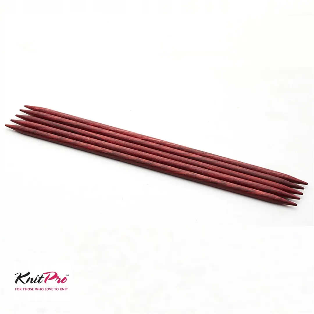 KnitPro Houten Sokkenbreinaalden 5.00mm - 15cm