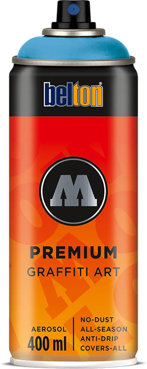 Molotow Belton Premium 400ml Spuitbus Shock Blue Middle