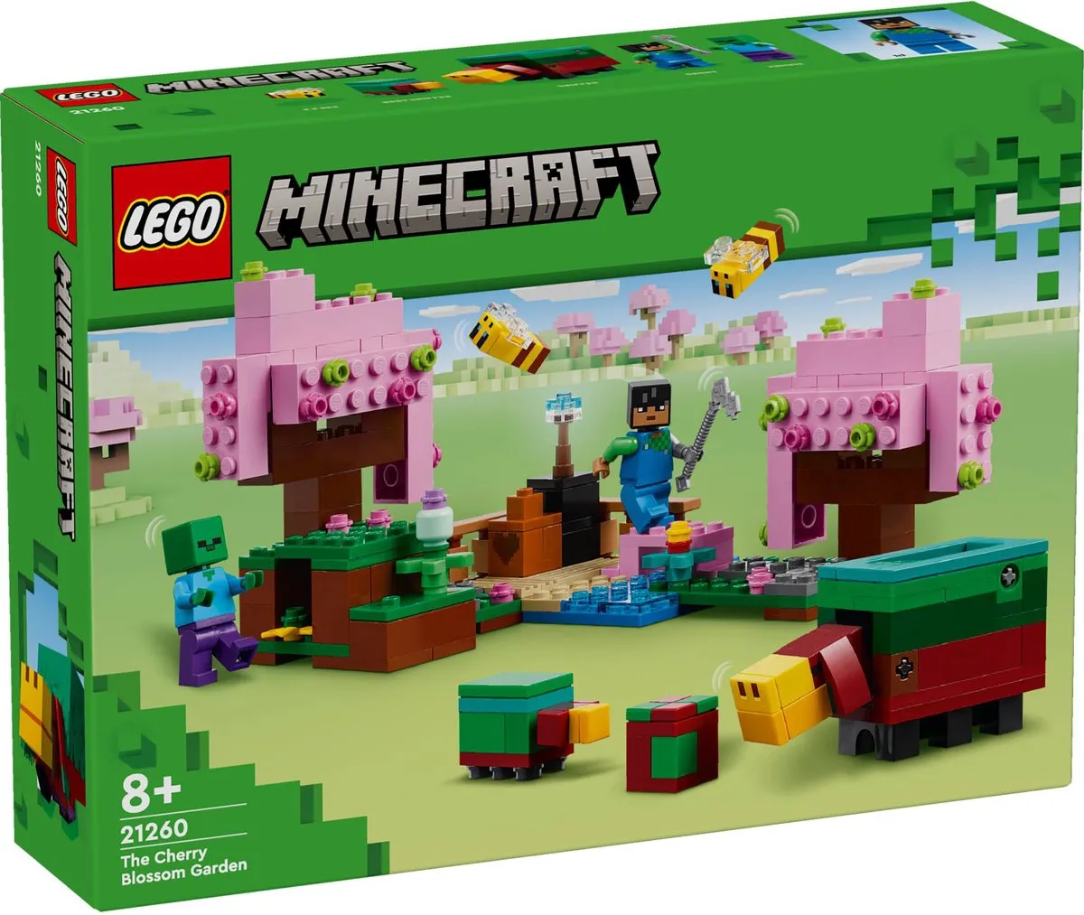 LEGO Minecraft De Kersenbloesemtuin 21260