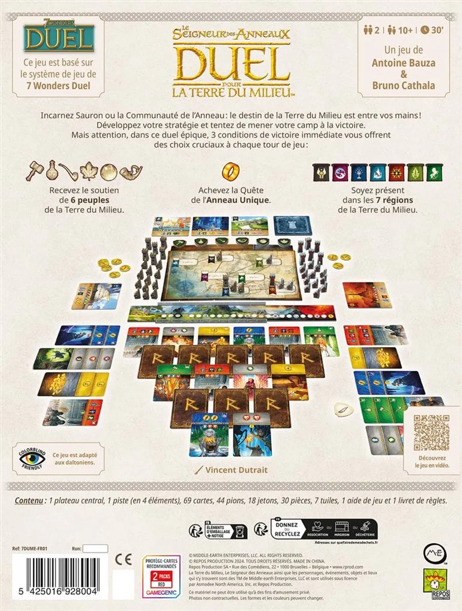 Asmodee Le Seigneur des Anneaux Duel Kaartspel - 2 Spelers
