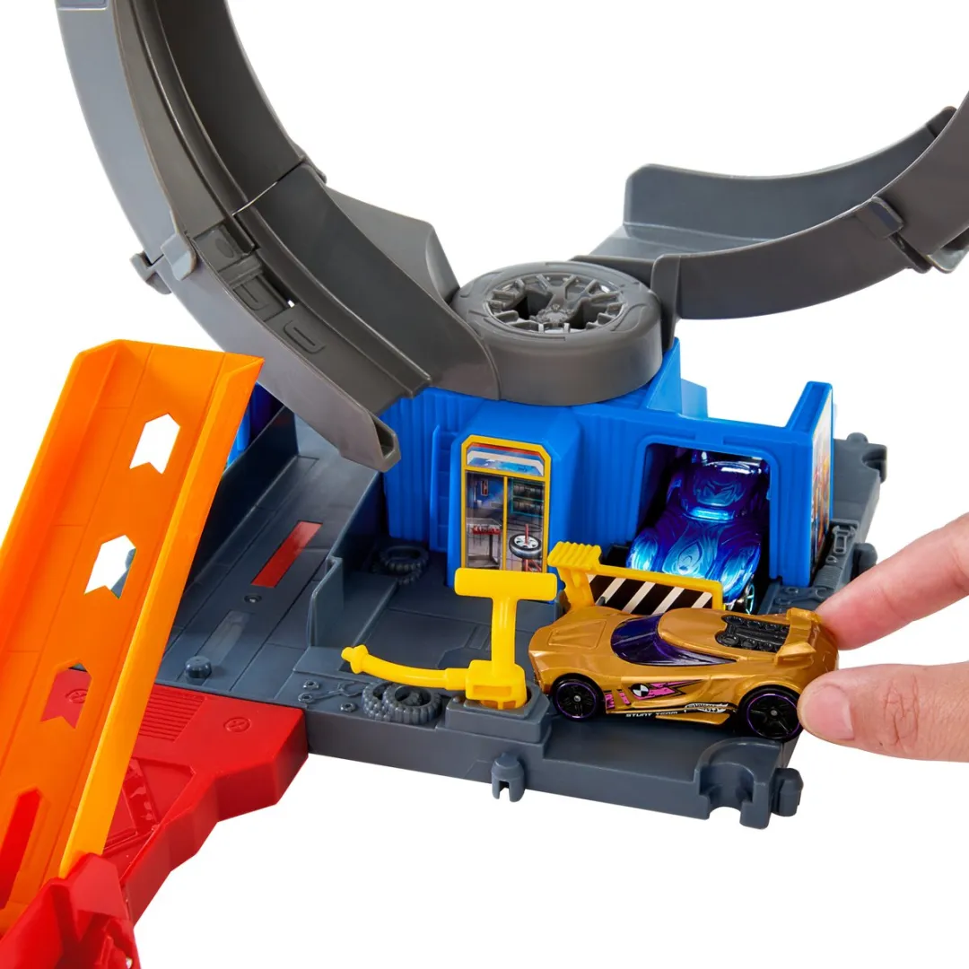 Hot Wheels City Vleermuisaanval Looping HTN78 - Multicolor
